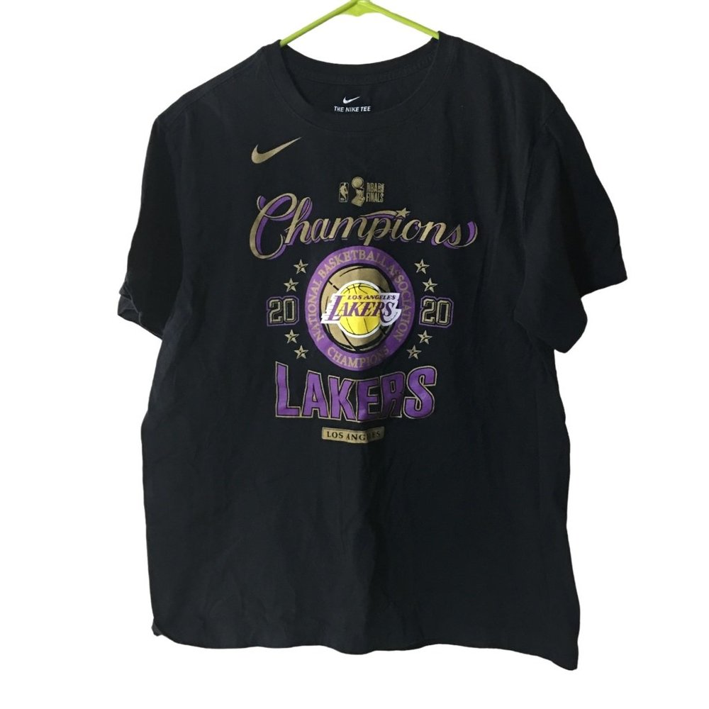 NIKE LAKERS CHAMPIONS 2020 T-SHIRT LARGE